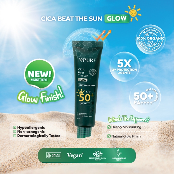 Npure Cica Beat The Sun Glow SPF 50+ PA++++ 35ml