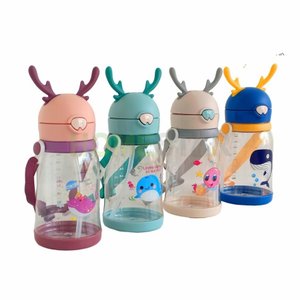 Botol Minum Tanduk Rusa + Tali 600ml - UNGU (BZ 247)