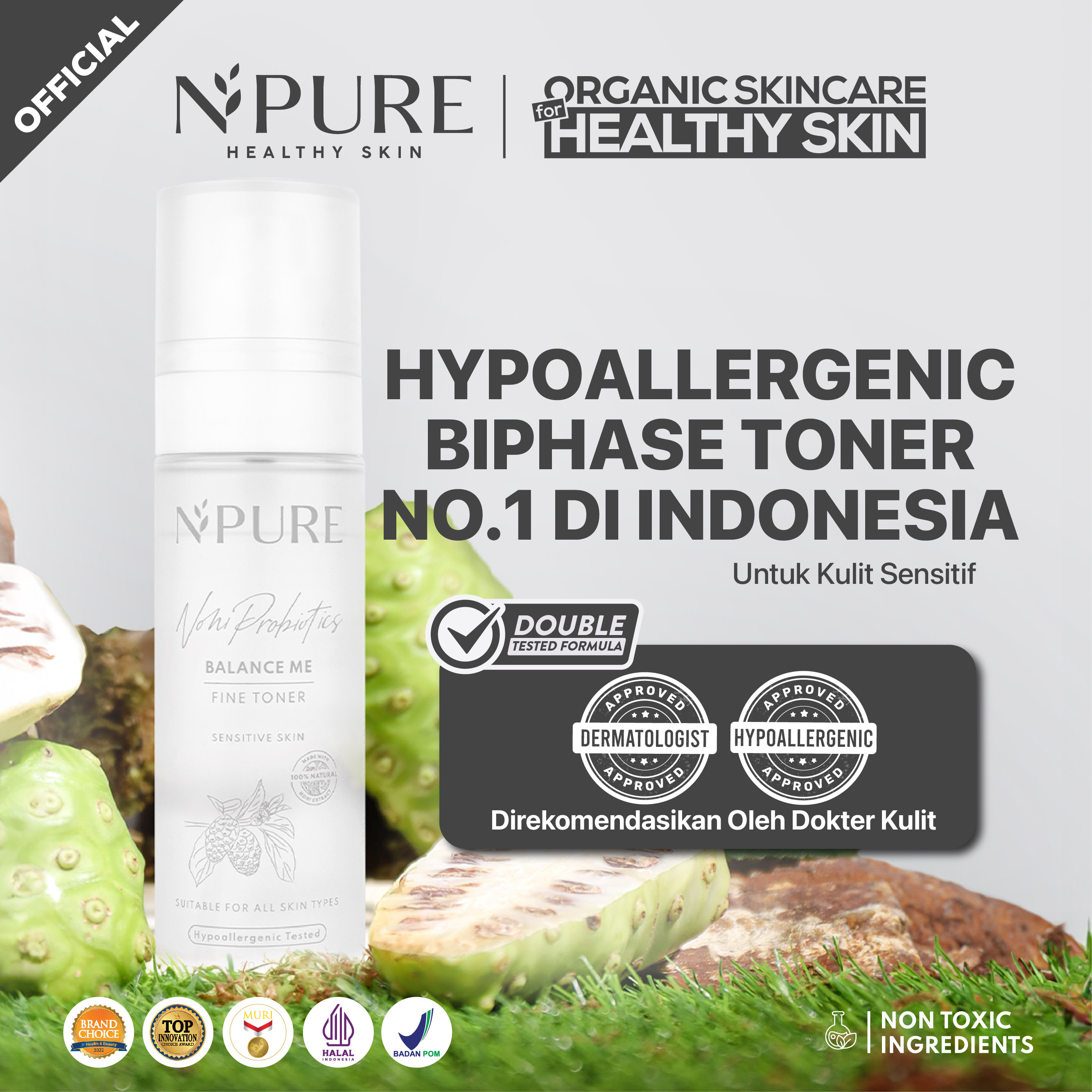 Npure Noni Probiotics Balance Me Fine Toner 80ml