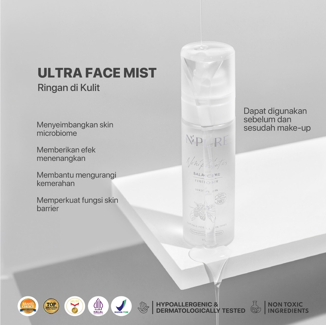 Npure Noni Probiotics Balance Me Fine Toner 80ml