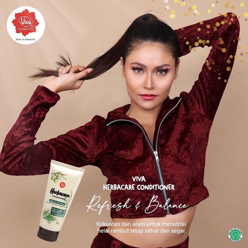 Viva Herbacare Conditioner 180gr - Refresh & Balance (Hijau) Viva Herbacare Conditioner 180gr - Refresh & Balance (Hijau)