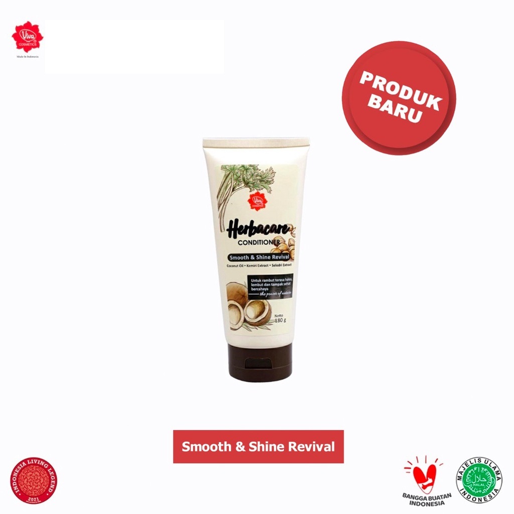Viva Herbacare Conditioner 180gr - Smooth & Shine Revival (Coklat) Viva Herbacare Conditioner 180gr - Smooth & Shine Revival (Coklat)