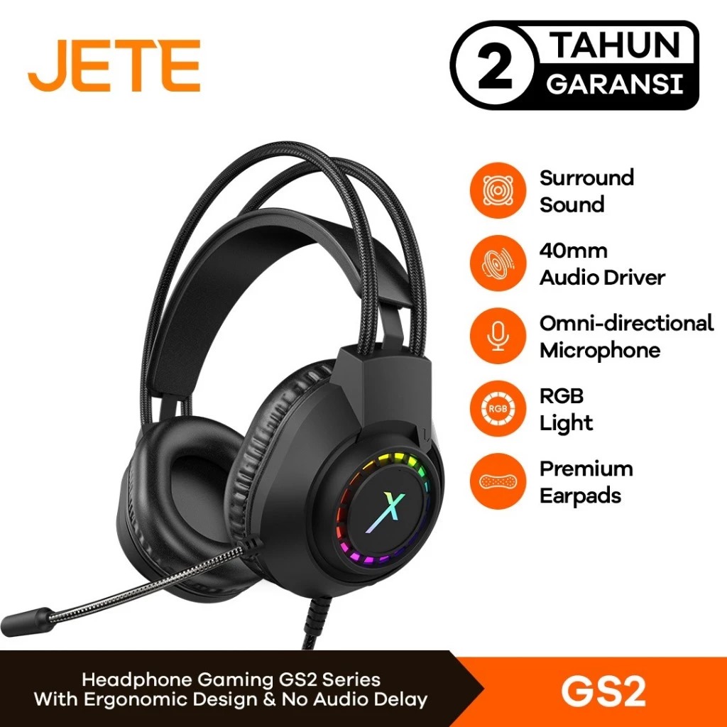 JETE X Headphone Gaming GS2 JETE X Headphone Gaming GS2