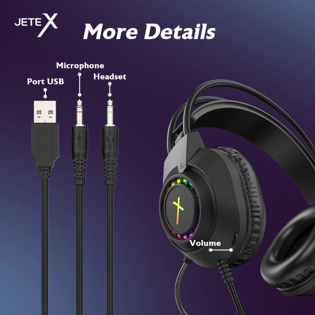 JETE X Headphone Gaming GS2 JETE X Headphone Gaming GS2