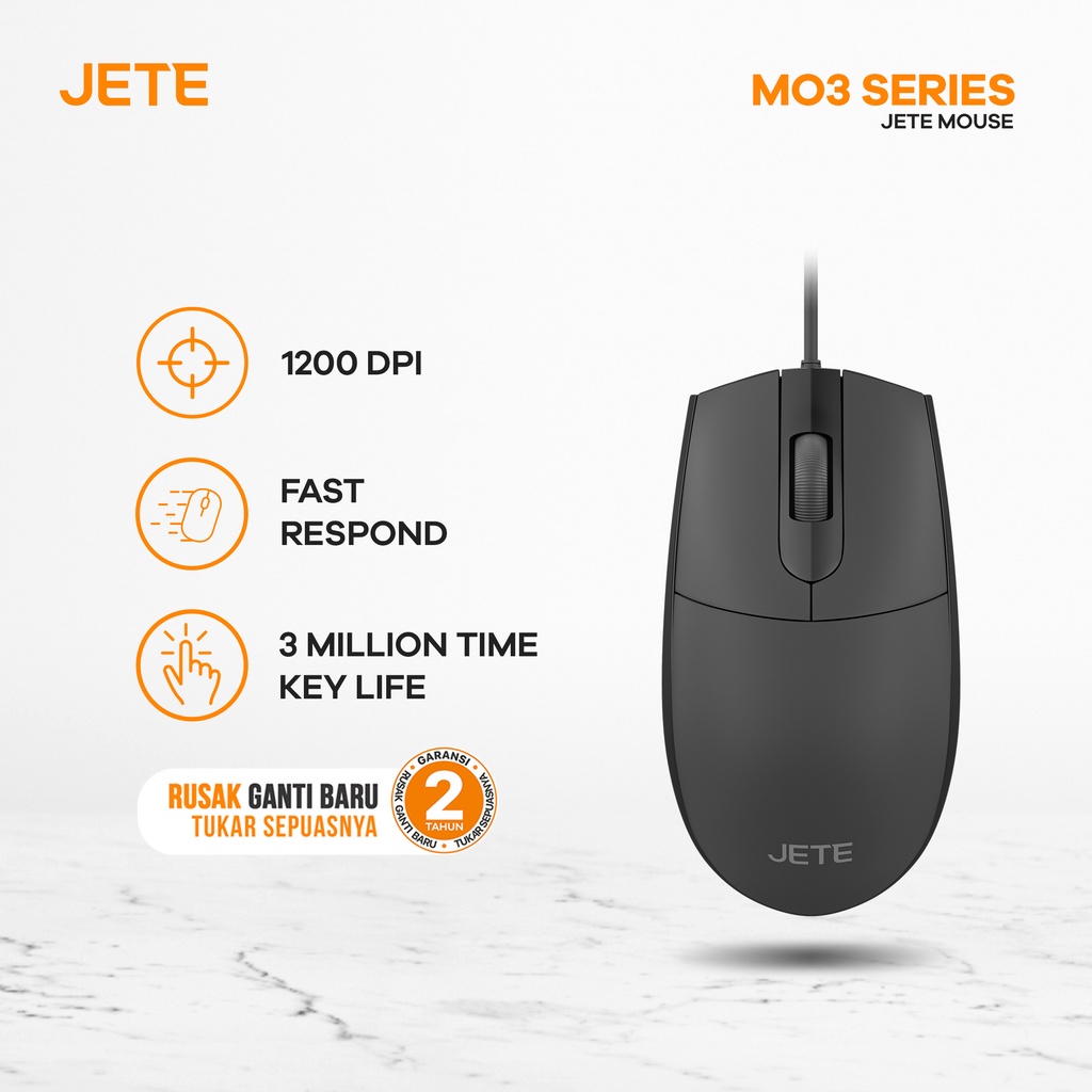 JETE Mouse Kabel MO3 *