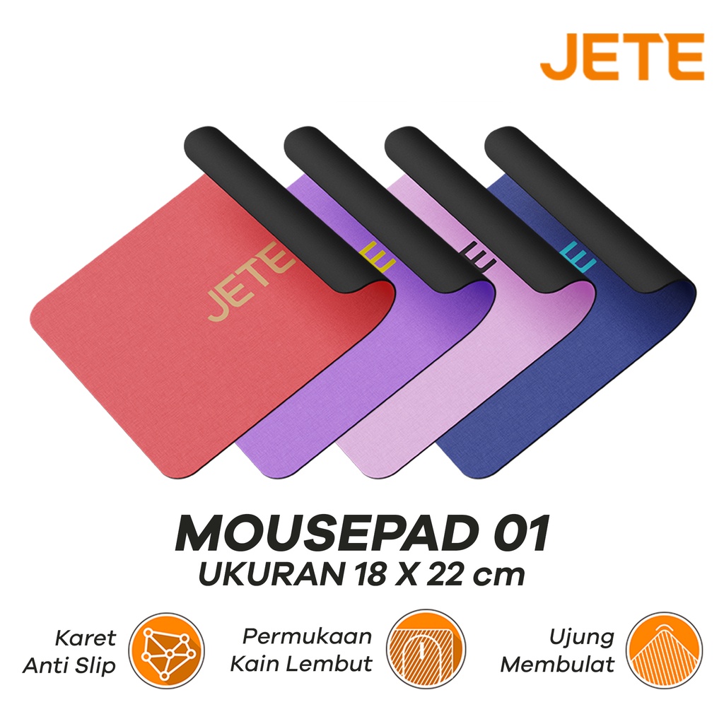 JETE Mousepad 01 - 18x22cm (Alas Mouse) JETE Mousepad 01 - 18x22cm (Alas Mouse)