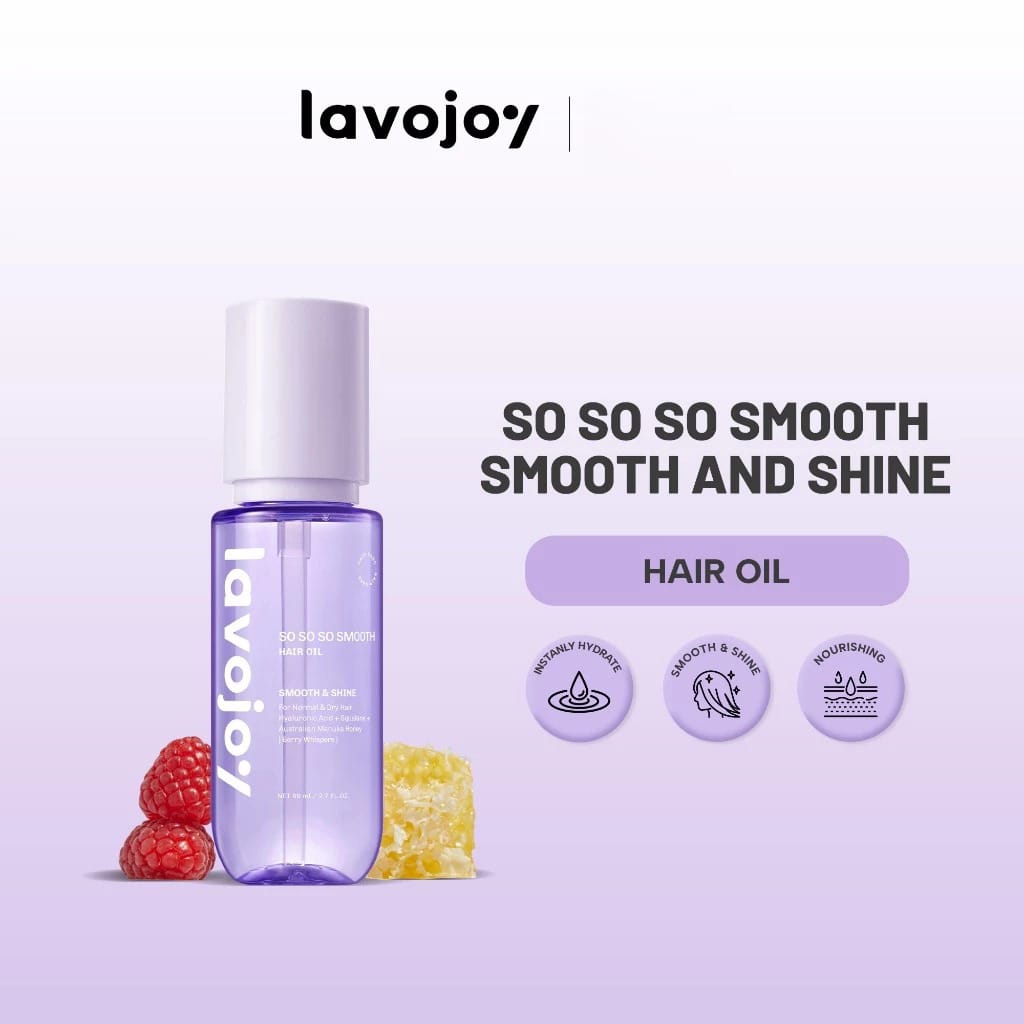 Lavojoy So So So Smooth Hair Oil 80ml - Smooth & Shine (Berry Whispers)