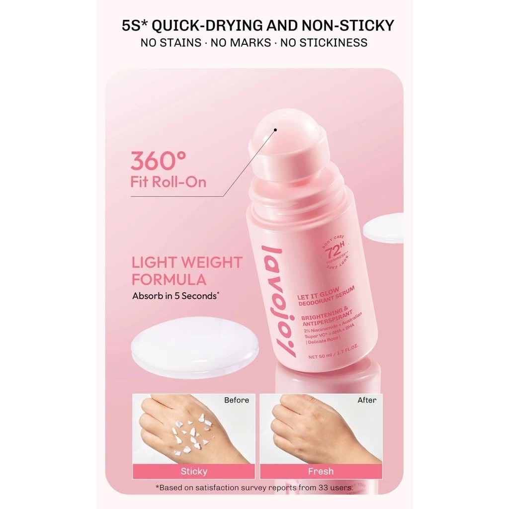 Lavojoy Let It Glow Deodorant Serum 50ml