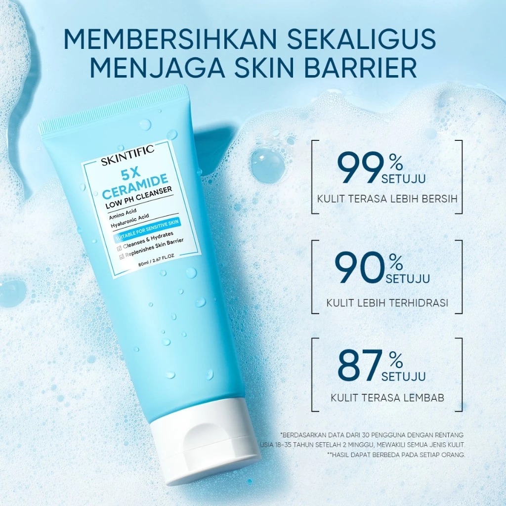 Skintific 5X Ceramide Low PH Cleanser 120ml