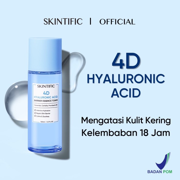 Skintific 4D Hyaluronic Acid Barrier Essence Toner 100ml