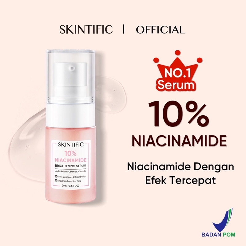 Skintific 10% Niacinamide Brightening Serum 20ml Skintific 10% Niacinamide Brightening Serum 20ml