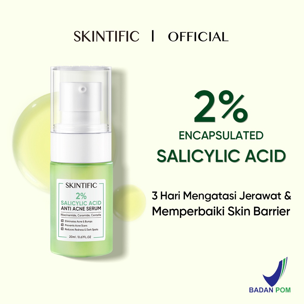 Skintific 2% Salicylic Acid Anti Acne Serum 20ml Skintific 2% Salicylic Acid Anti Acne Serum 20ml