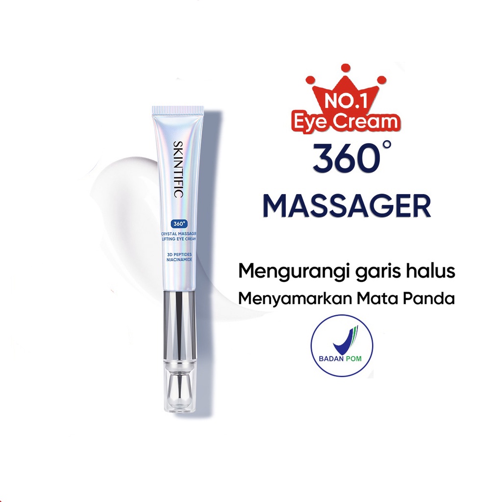 Skintific 360 Crystal Massager Lifting Eye Cream 20gr Skintific 360 Crystal Massager Lifting Eye Cream 20gr