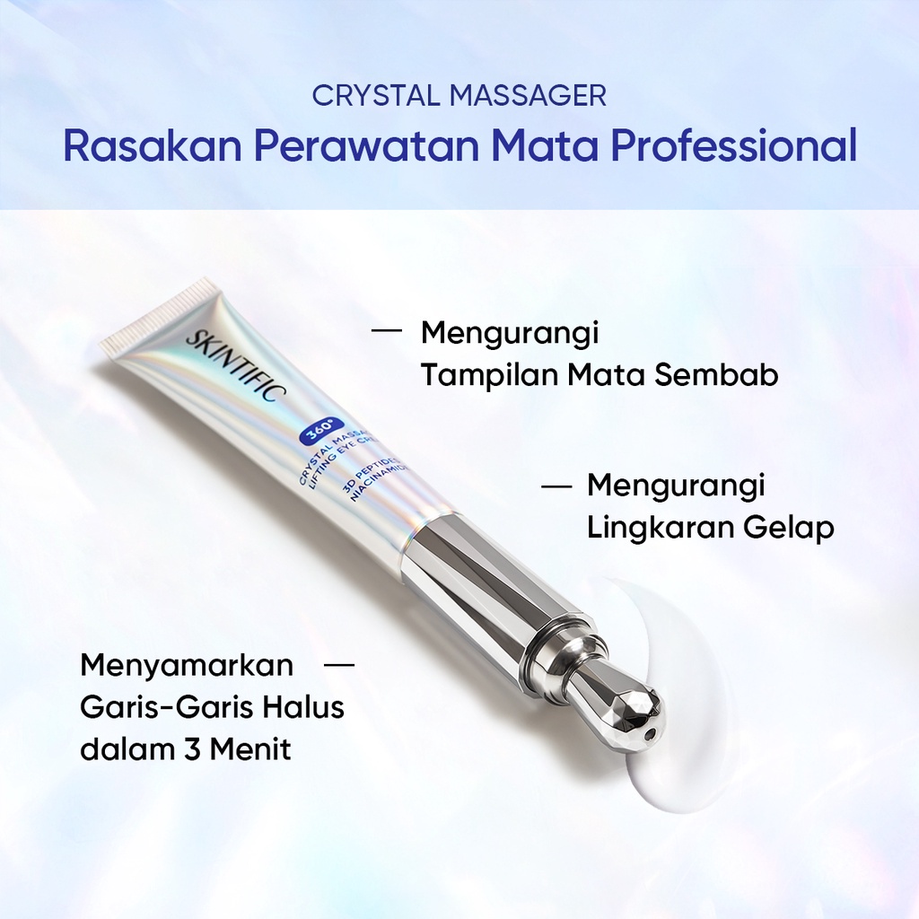 Skintific 360 Crystal Massager Lifting Eye Cream 20gr