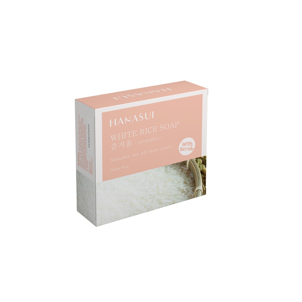 HANASUI Sabun White Rice Soap 60gr