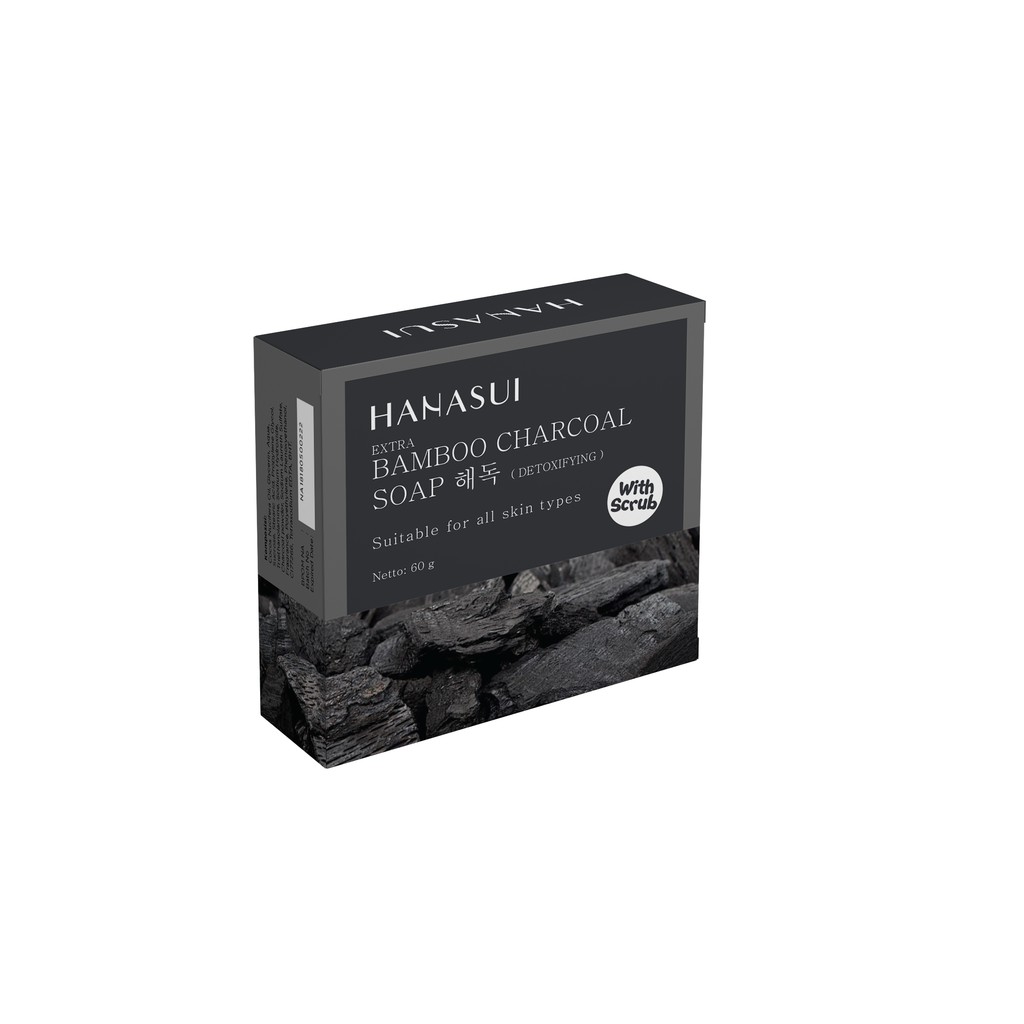 HANASUI Sabun Bamboo Charcoal Soap 60gr