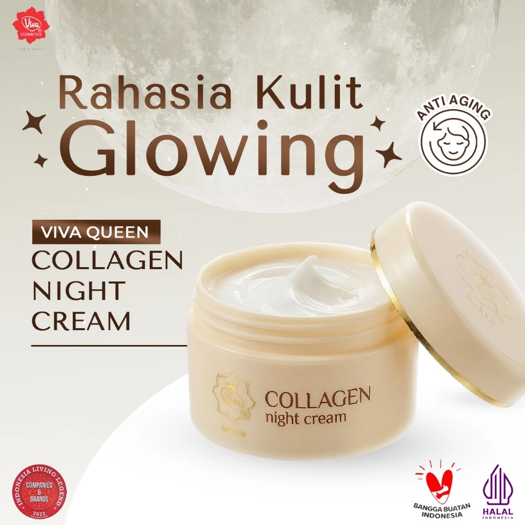 Viva Queen Collagen Night Cream 22gr