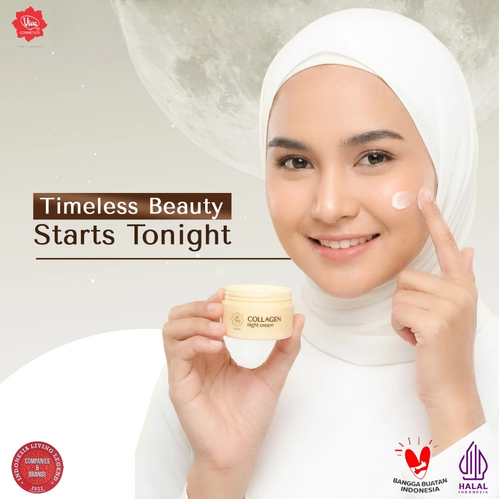 Viva Queen Collagen Night Cream 22gr