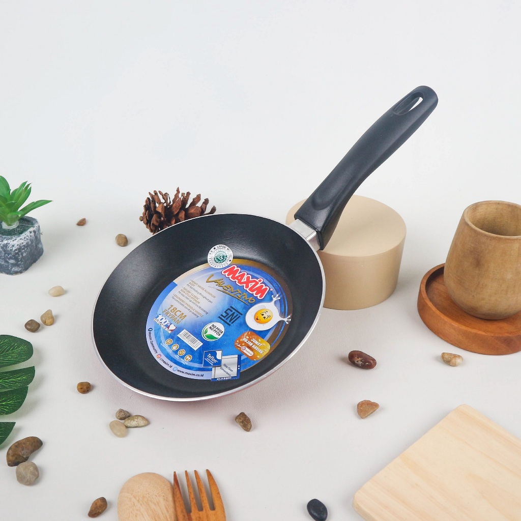 Maspion Maxim Valentino Teflon 18cm (Frypan Anti Lengket)