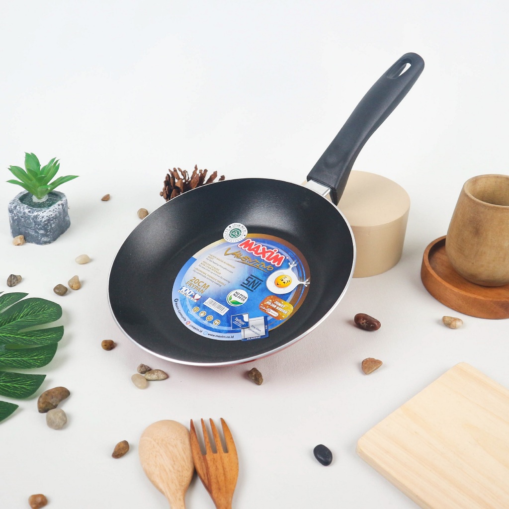 Maspion Maxim Valentino Teflon 20cm (Frypan Anti Lengket)