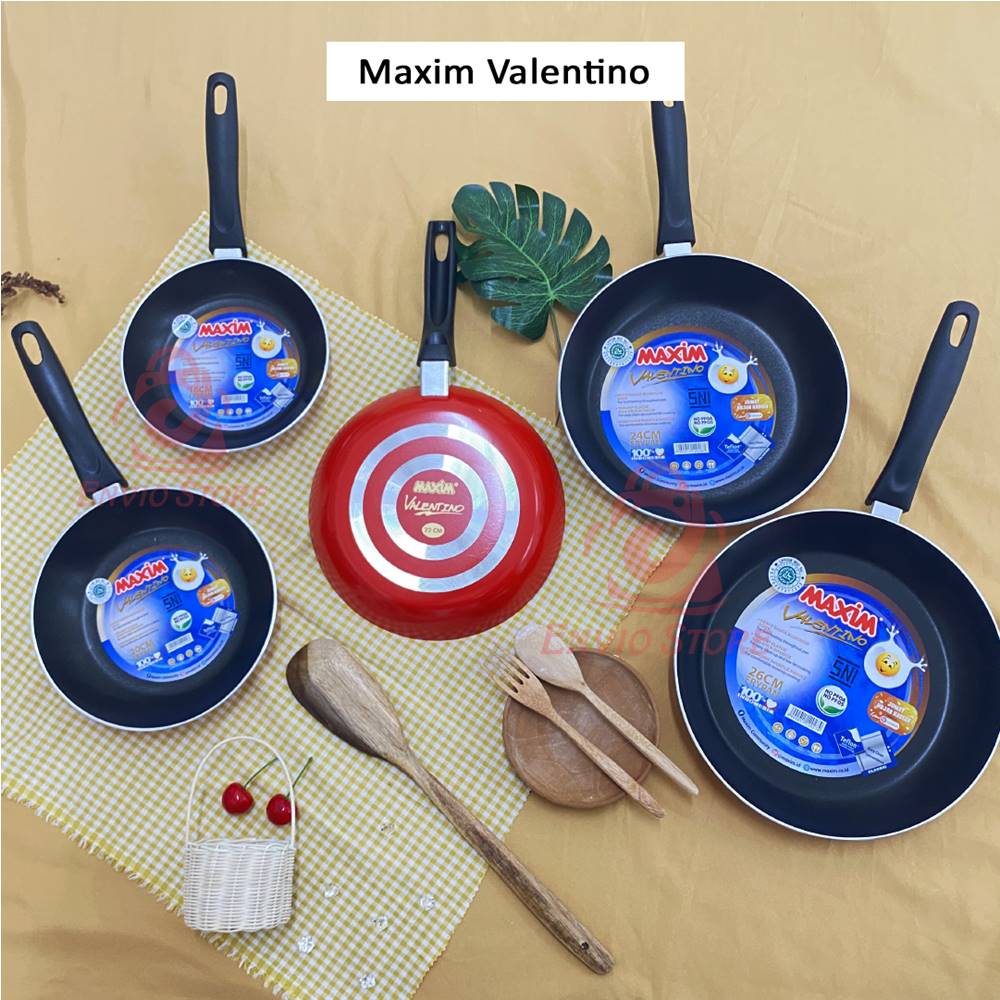 Maspion Maxim Valentino Teflon 20cm (Frypan Anti Lengket)