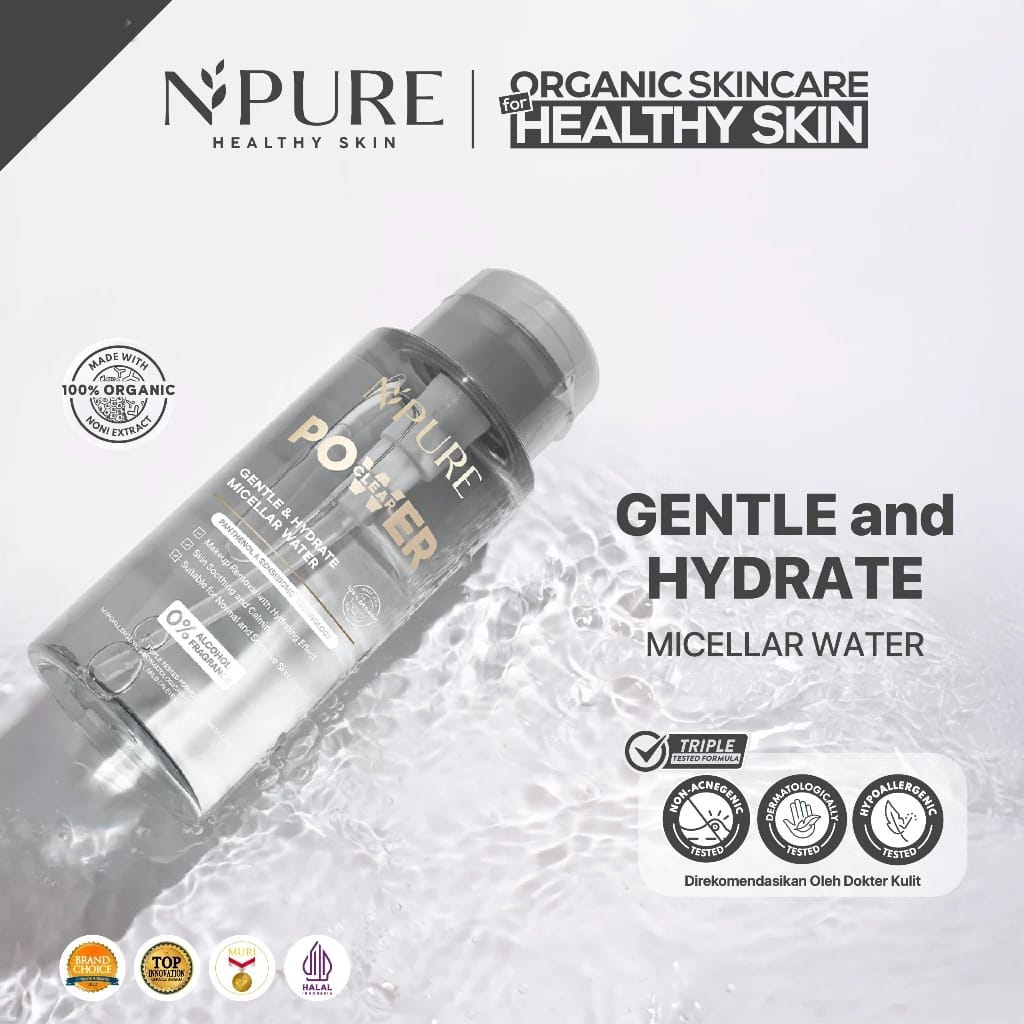 Npure Power Clear Gentle & Hydrate Micellar Water 300ml