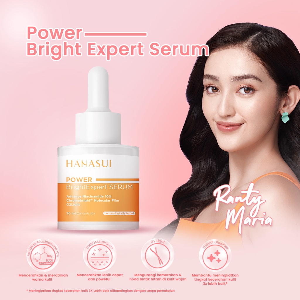 Hanasui Power Bright Expert Serum 20ml (Orange)