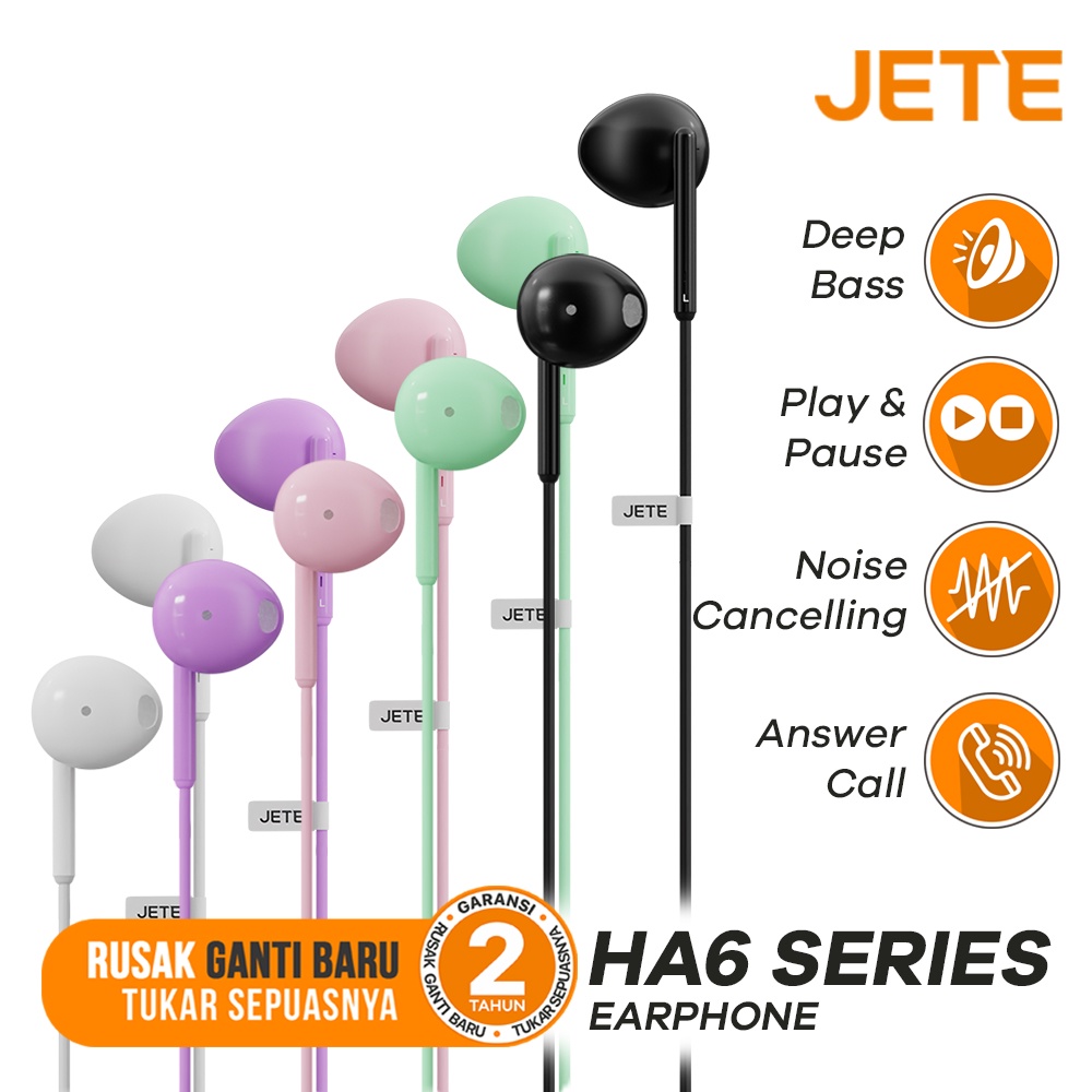 JETE Handsfree HA6 Super Bass JETE Handsfree HA6 Super Bass