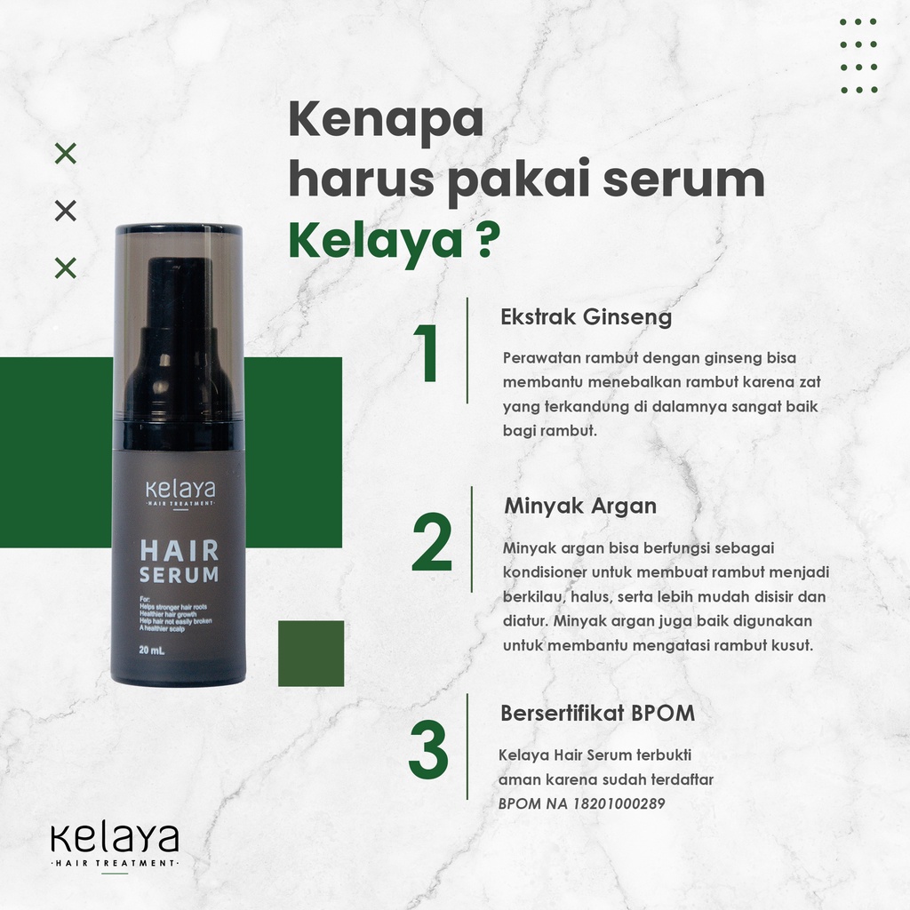 Kelaya Hair Treatment Hair Serum 20ml Kelaya Hair Treatment Hair Serum 20ml