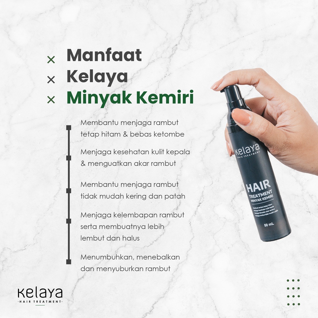 Kelaya Hair Treatment Minyak Kemiri 50ml