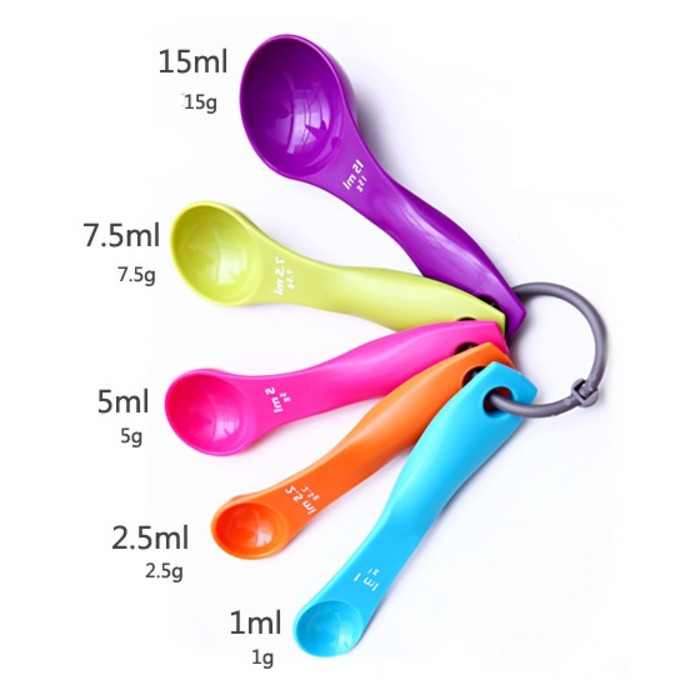 Sendok Takar Warna 5in1