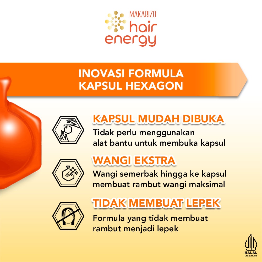 Makarizo Hair Energy Vitaglitz Hair Serum 1ml x 6 - Royal Jelly Makarizo Hair Energy Vitaglitz Hair Serum 1ml x 6 - Royal Jelly