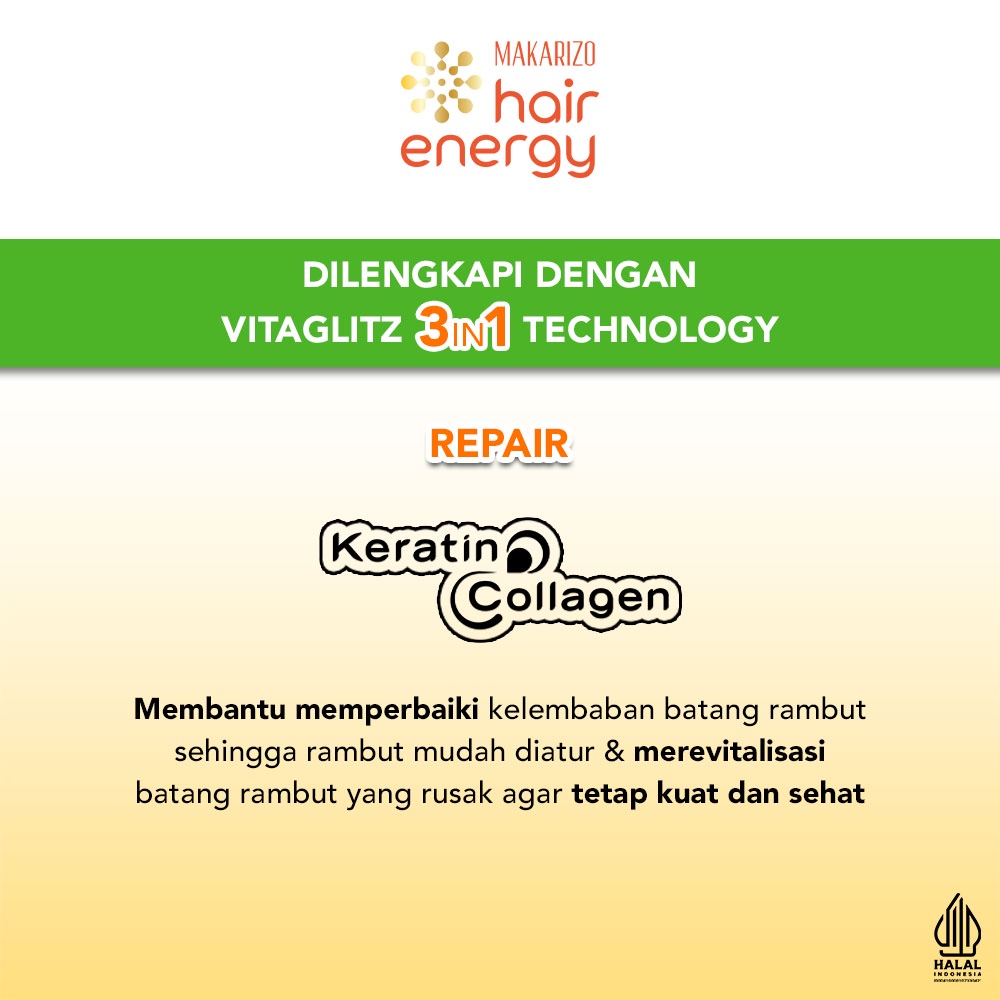 Makarizo Hair Energy Vitaglitz Hair Serum 1ml x 6 - Aloe Melon Makarizo Hair Energy Vitaglitz Hair Serum 1ml x 6 - Aloe Melon
