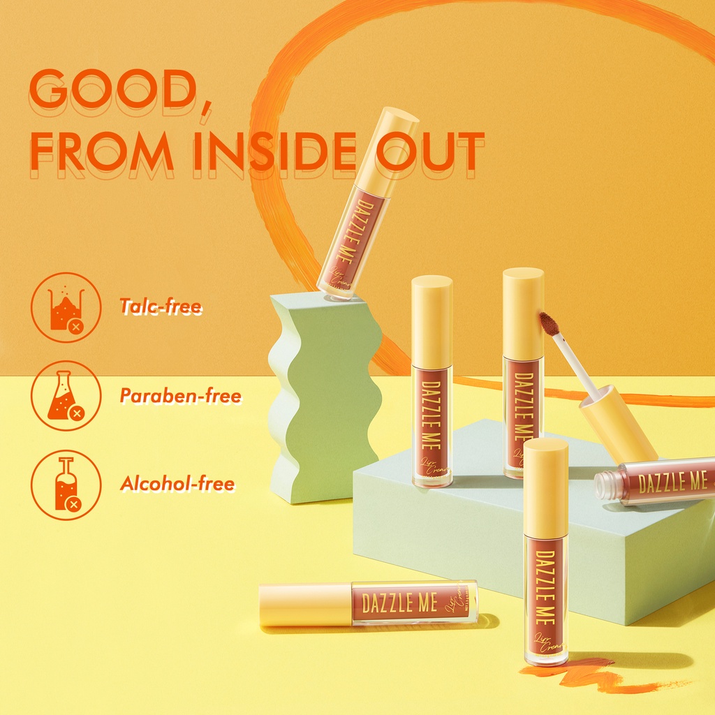 DAZZLE ME Velvet Matte Lip Cream R847 Dreamy Nude *