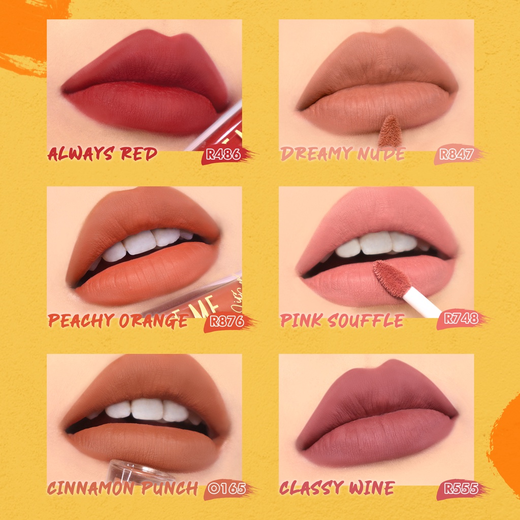 DAZZLE ME Velvet Matte Lip Cream R748 Pink Souffle * DAZZLE ME Velvet Matte Lip Cream R748 Pink Souffle *