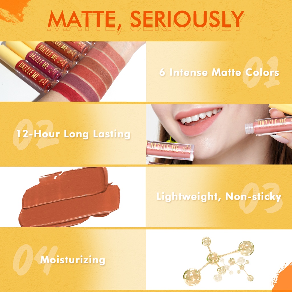 DAZZLE ME Velvet Matte Lip Cream R748 Pink Souffle * DAZZLE ME Velvet Matte Lip Cream R748 Pink Souffle *