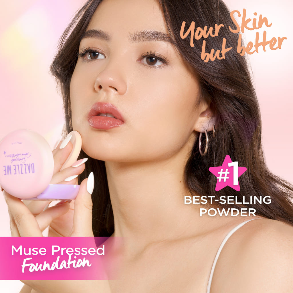 DAZZLE ME Muse Pressed Foundation 02 Natural Feeling