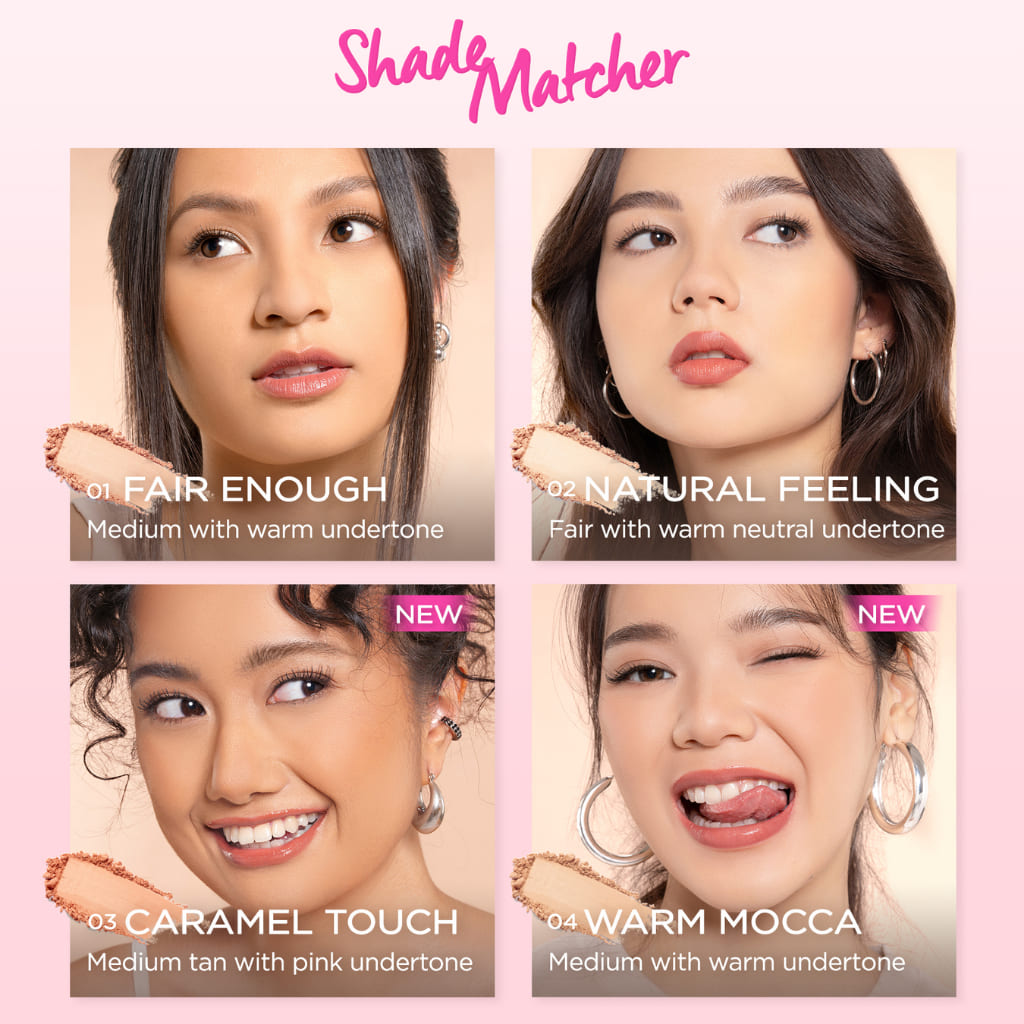 DAZZLE ME Muse Pressed Foundation 02 Natural Feeling