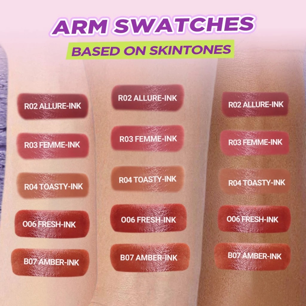 Dazzle Me Ink-Gloss Lip Tint 2.5ml - R02 Allure-Ink Dazzle Me Ink-Gloss Lip Tint 2.5ml - R02 Allure-Ink