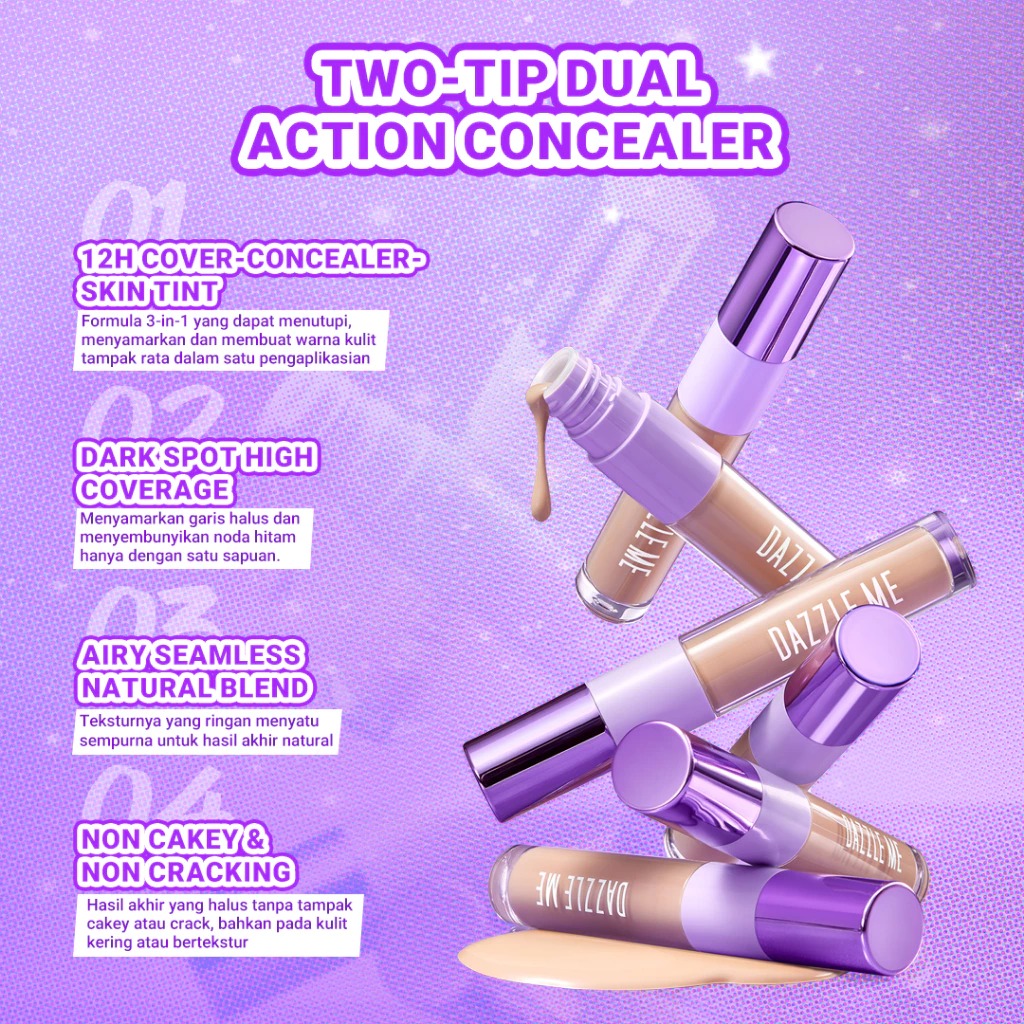 Dazzle Me Cover Me Serum Concealer Duo 4.5gr - N04 Medium