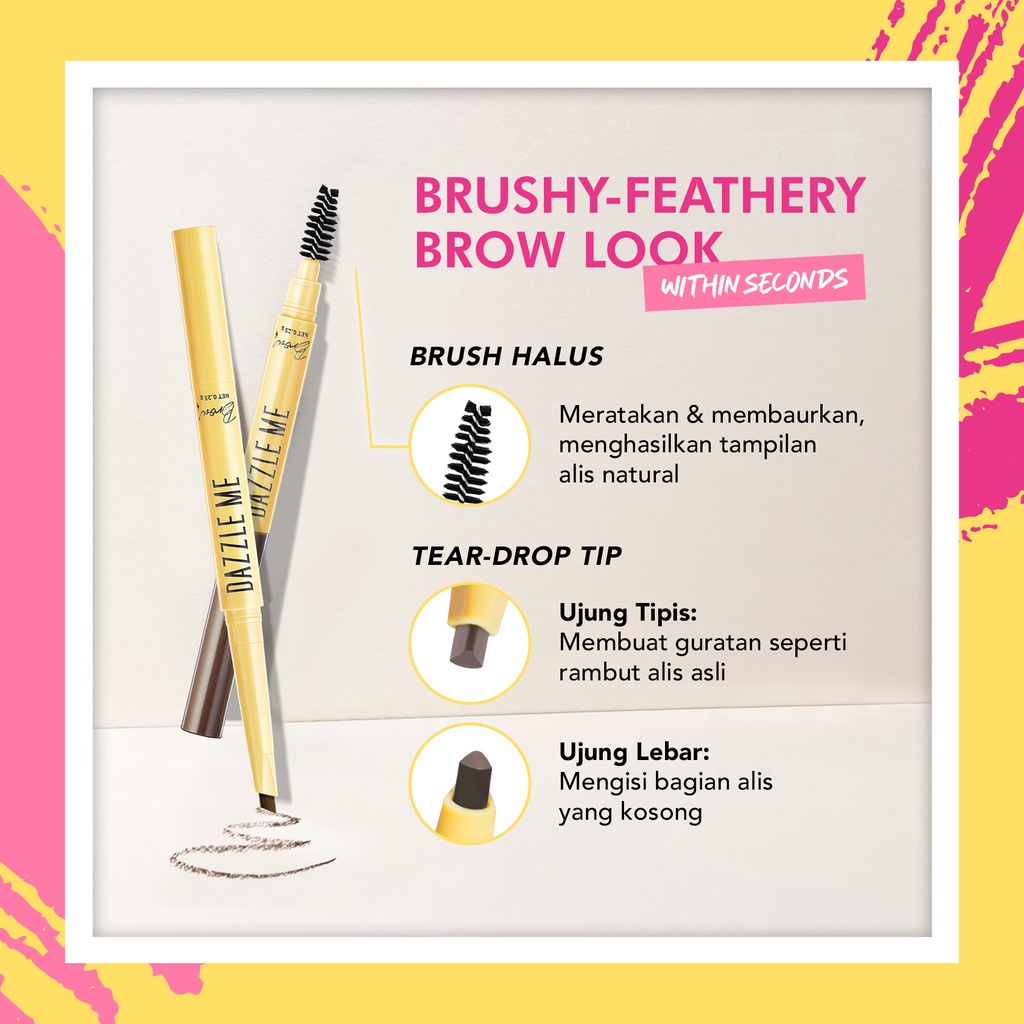 DAZZLE ME Brow Likey BR-01 Dark Brown