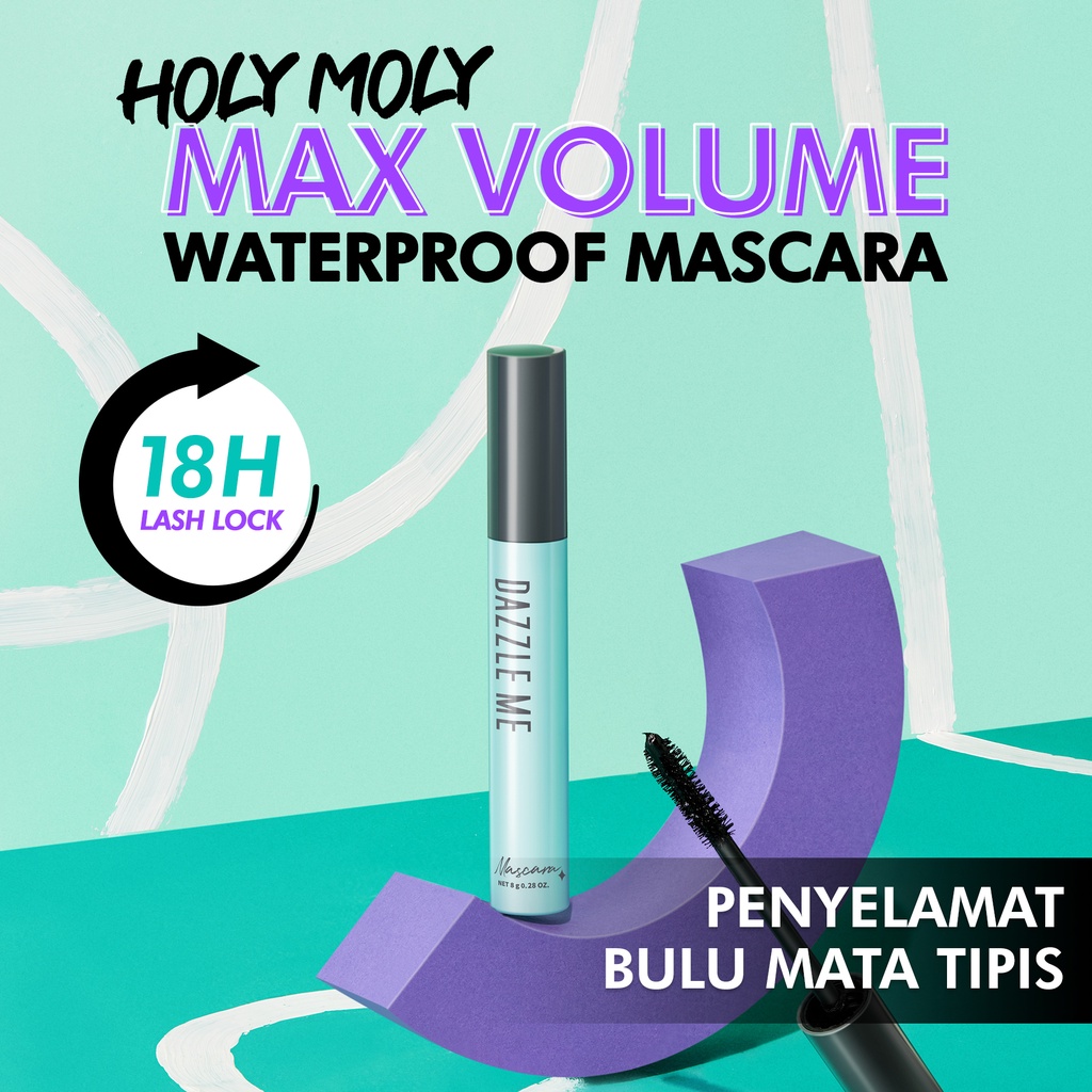 DAZZLE ME Holy Moly Volume Mascara Black