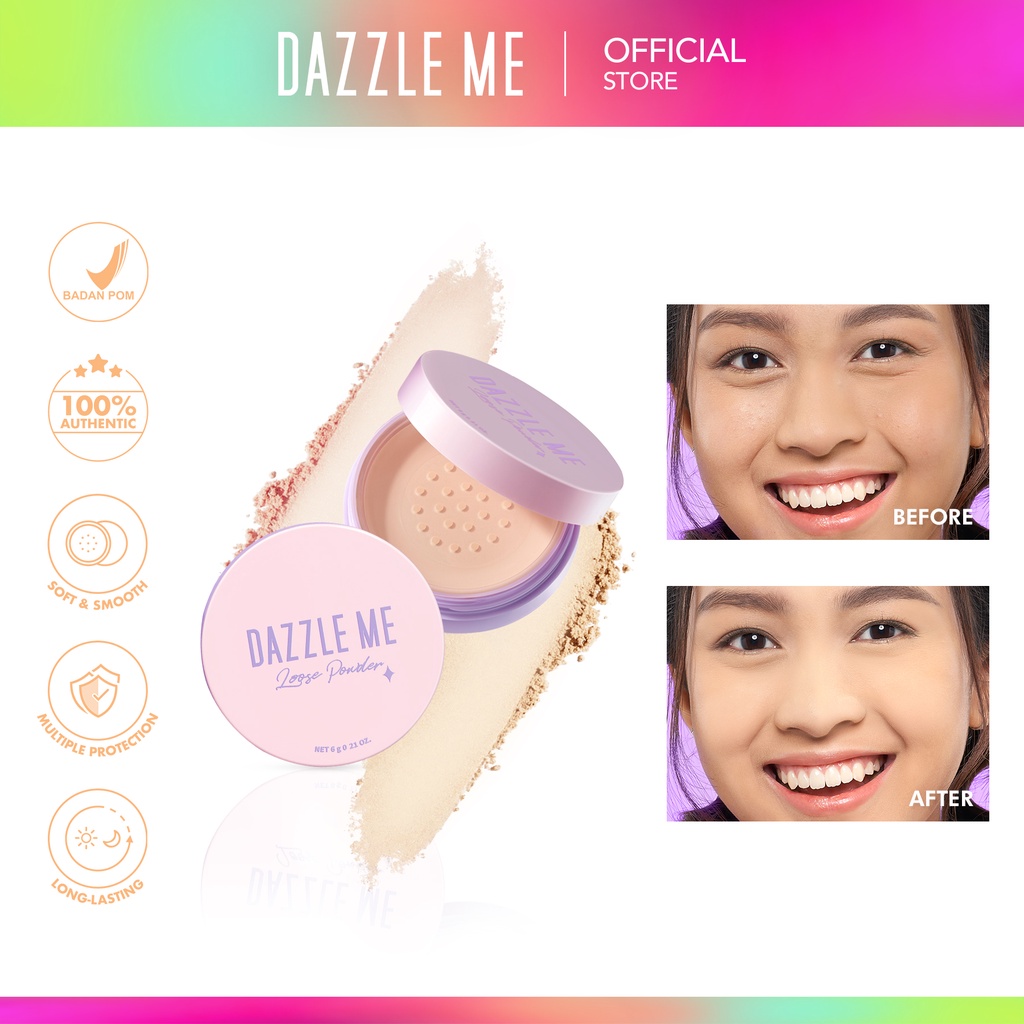 DAZZLE ME Always Setting Loose Powder 01 Luv Creamy