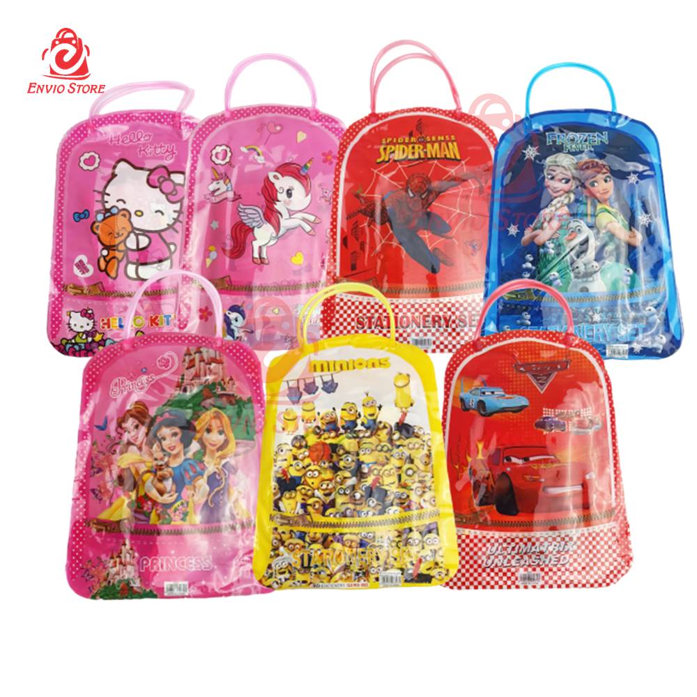 Alat Tulis Set Karakter + Tas 7in1 Alat Tulis Set Karakter + Tas 7in1