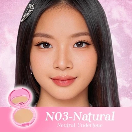 Pigeon Teens Everyday Compact Powder FULL SIZE 9gr - N03 Natural