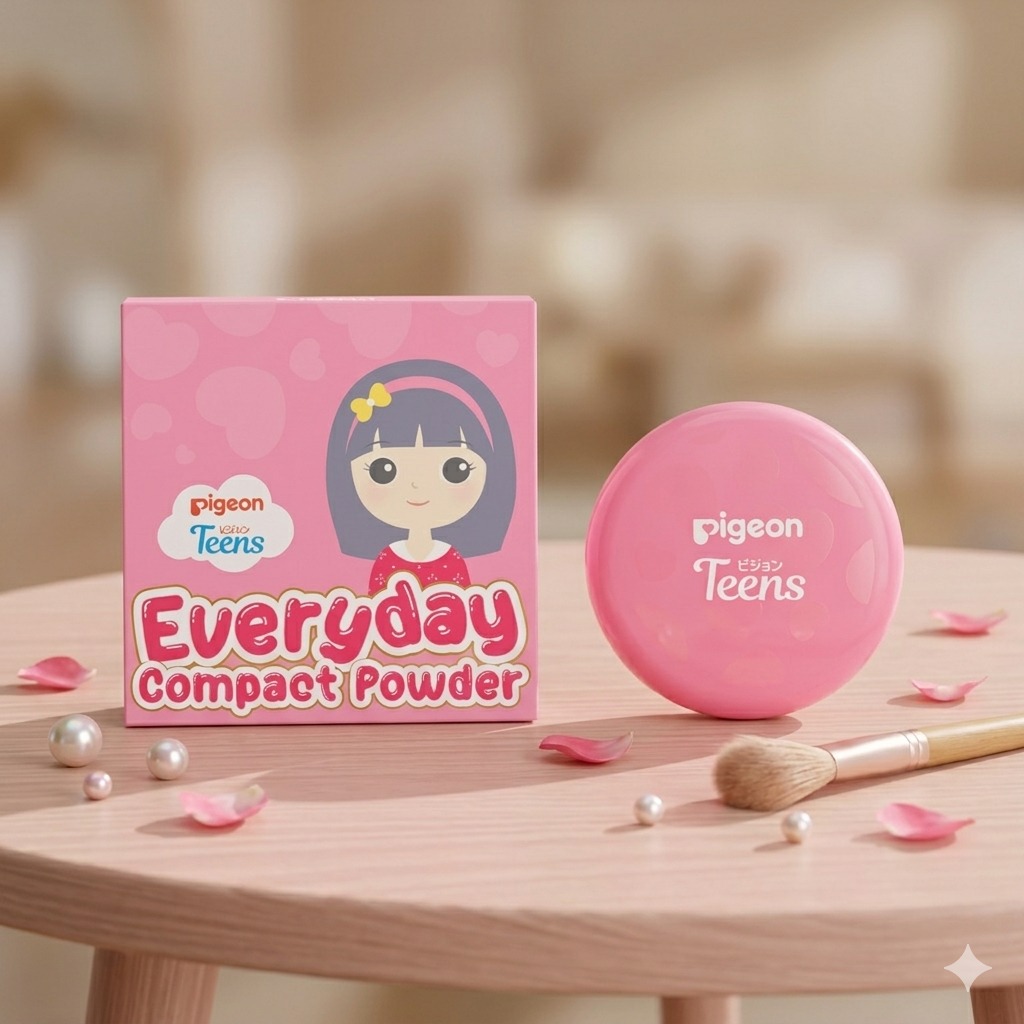 Pigeon Teens Everyday Compact Powder FULL SIZE 9gr - N03 Natural
