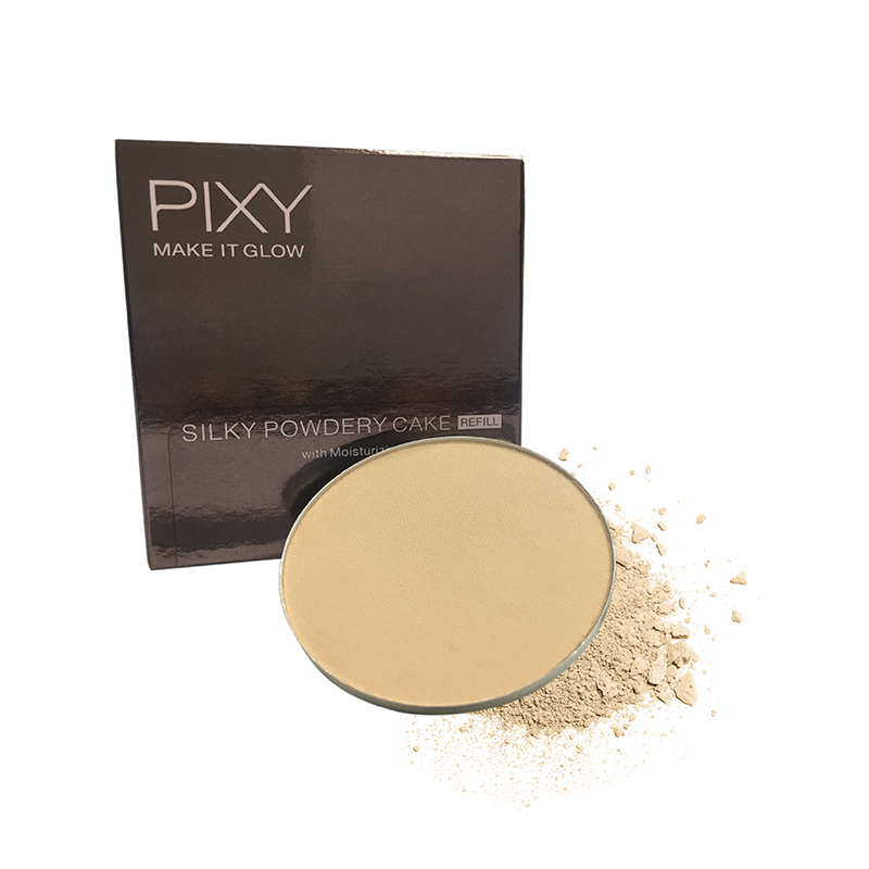 Pixy Make It Glow Silky Powdery Cake REFILL 201 Neutral Beige