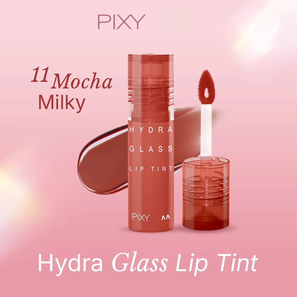 Pixy Hydra Glass Lip Tint 2.5ml - 11 Mocha Milky Pixy Hydra Glass Lip Tint 2.5ml - 11 Mocha Milky
