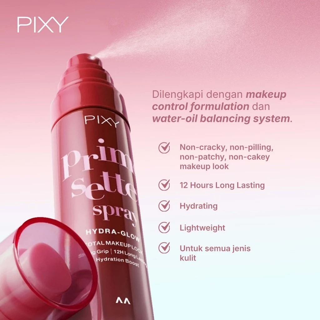 Pixy Prime Setter Spray Hydra Glow 60ml Pixy Prime Setter Spray Hydra Glow 60ml
