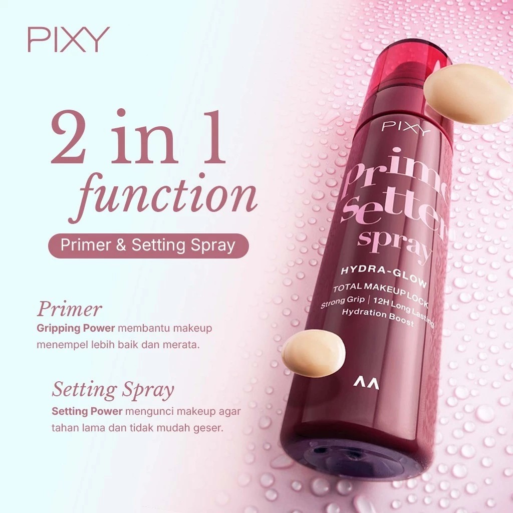 Pixy Prime Setter Spray Hydra Glow 60ml Pixy Prime Setter Spray Hydra Glow 60ml